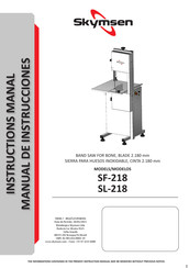 Skymsen SF-218 Instruction Manual