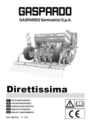 Gaspardo Direttissima 250 Use And Maintenance
