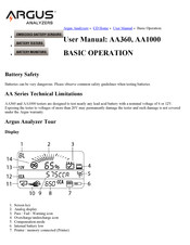 Argus AA360 User Manual