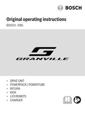 Bosch Granville Intuvia 100 Original Operating Instructions
