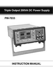 Pintek PW-7033 Instruction Manual