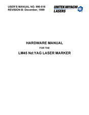 Unitek Miyachi LM45 Nd Manual