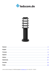 ledscom LC-L-348 Assembly Instructions Manual