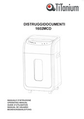 Titanium 1602MCD Operating Manual