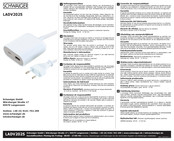 Schwaiger LADV2025 Operating Instructions Manual