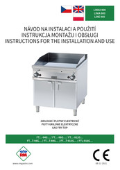 RM Gastro FT 94G Series Instructions For The Installation And Use