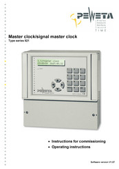 Peweta 921 Series Operating Instructions Manual
