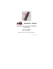 Unverferth CROSS-FOLD ROLLING HARROW 1645D Manual