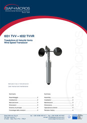 SIAP+MICROS t032 TVVR User Manual And Maintenance