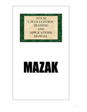 Mazak STX SC L PLUS CONTROL Training Manual
