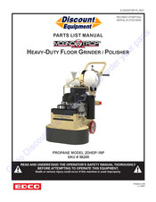 Edco Magna-Trap 2DHDP-18P Manual And Parts List