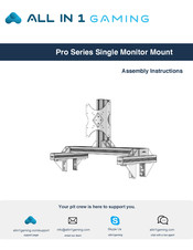 All In 1 Gaming Pro Series Assembly Instructions Manual