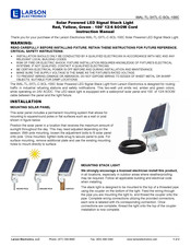 Larson Electronics WAL-TL-3XTL-C-SOL-100C Instruction Manual