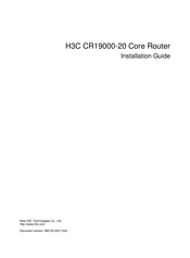 H3C CR19000-20 Installation Manual