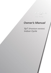 CIRCLE FITNESS Sp7 Owner's Manual
