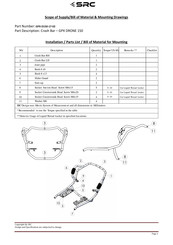 Src GPX DRONE 150 Quick Start Manual