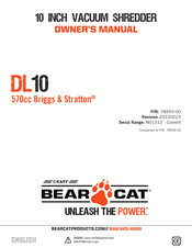Crary Bear Cat DL10 Owner's Manual