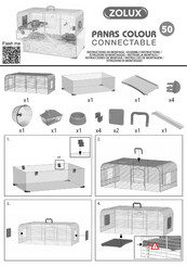 Zolux PANAS COLOUR 50 CONNECTABLE Assembly Instructions Manual