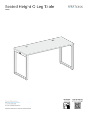 Uplift Desk FRM415 Quick Start Manual