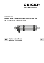 GEIGER GJ56 E14 Series Original Assembly And Operating Instructions