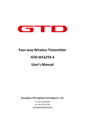 GTD GTD-W512TX-4 User Manual