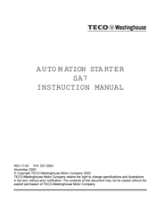 TECO-Westinghouse AS6 Instruction Manual