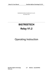 BIGTREETECH Relay V1.2 Operating	 Instruction