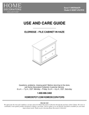 Home Decorators Collection ELDRIDGE 1005566659 Use And Care Manual
