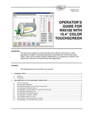 Fireye NEXUS NX6100 series Operator's Manual
