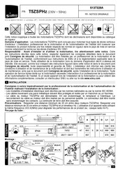 Simu T5ZSPHz Original Instructions Manual