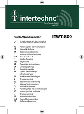 INTERTECHNO ITWT-800 Operating Instructions Manual