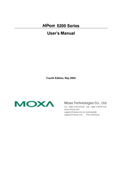 Moxa Technologies NPort 5200 Series User Manual