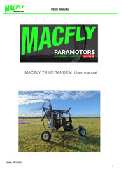 MACFLY PARAMOTORS TRIKE TANDEM User Manual