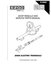 Textron EZGO 610987 Shop Rebuild Manual