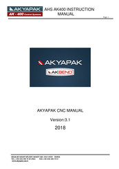 AKYAPAK AHS AK300 Instruction Manual