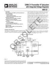 Analog Devices AD6122ARSRL Manual