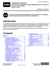 Toro 138-6246 Installation Instructions Manual