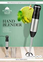 KITCHEN GEAR 900701430101 Manual