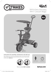 TP Unicorn Magic 4in1 TP711 Instructions For Assembly, Maintenance And Safe Use