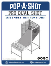 Pop-A-Shot PRO DUAL SHOT PASPDS22 Assembly Instructions Manual
