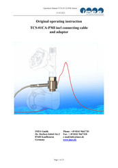 IMES TCS-01CA-PMI Original Operating Instruction