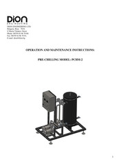 Dion PCHM-2 Operation And Maintenance Instruction