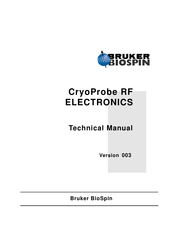 Bruker BioSpin CryoProbe RF HPPR/2 Technical Manual