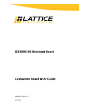 Lattice Semiconductor iCE40HX-8K User Manual
