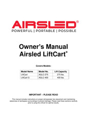 AIRSLED LiftCart S Owner's Manual