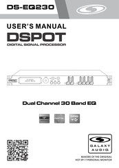 Galaxy Audio DSPOT DS-EQ230 User Manual