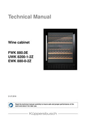 Kuppersbusch FWK 880.0E Technical Manual