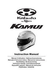 Kabuto KAMUI Instruction Manual