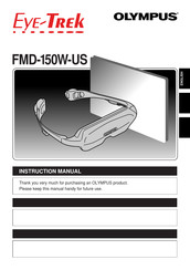 Olympus Eye-Trek FMD-150W-US Instruction Manual