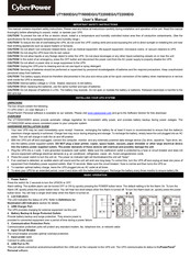 Cyberpower UT1500EG User Manual